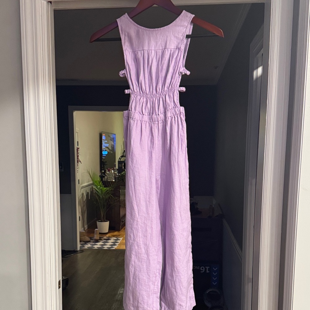 Zara Girl’s Lavender Sleeveless Jumpsuit/Romper Size 9